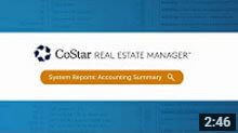 Lease Accounting Software Demo: System Reports – Accounting Summary